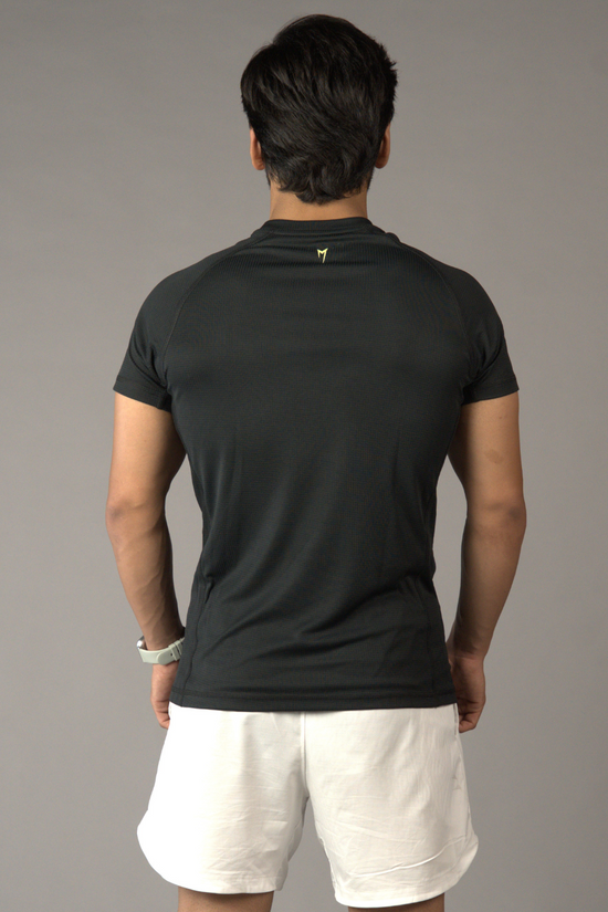 Grid Rush Tee - Black