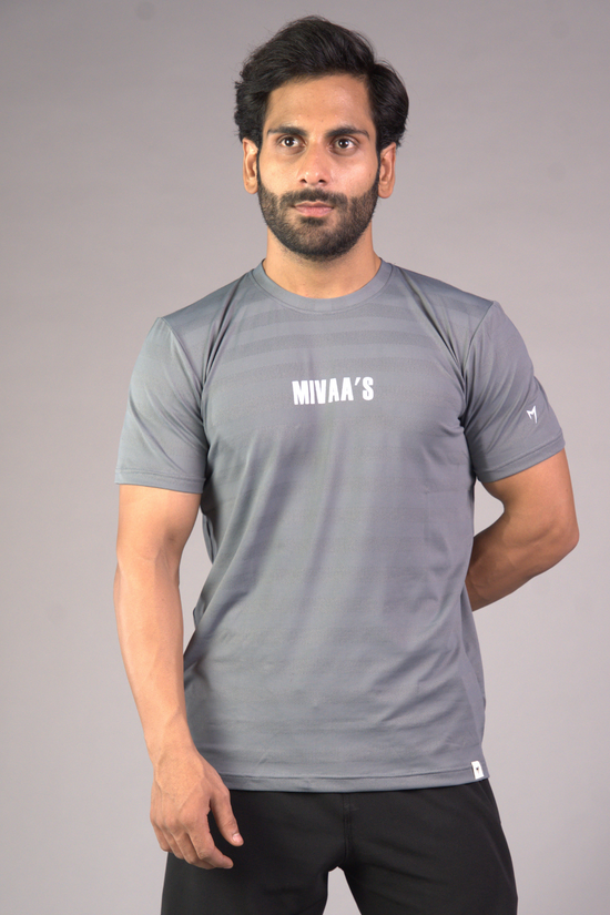 Ember Running T-Shirt - Castle Rock Grey