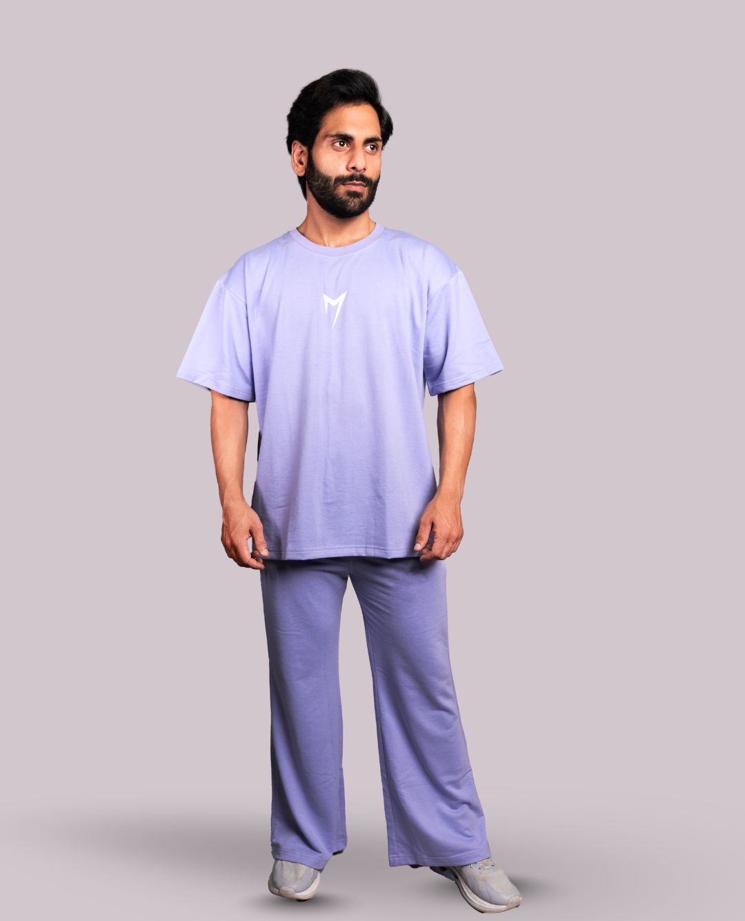 Men’s Relaxed Fit Co-ord Set - Purple