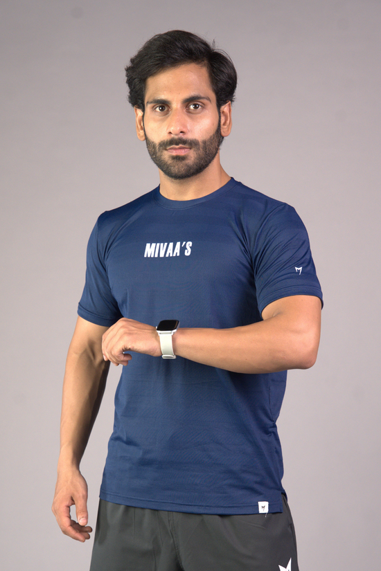 Ember Running T-Shirt - Navy