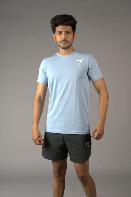 Core Stride Tee - Scuba Sky Blue