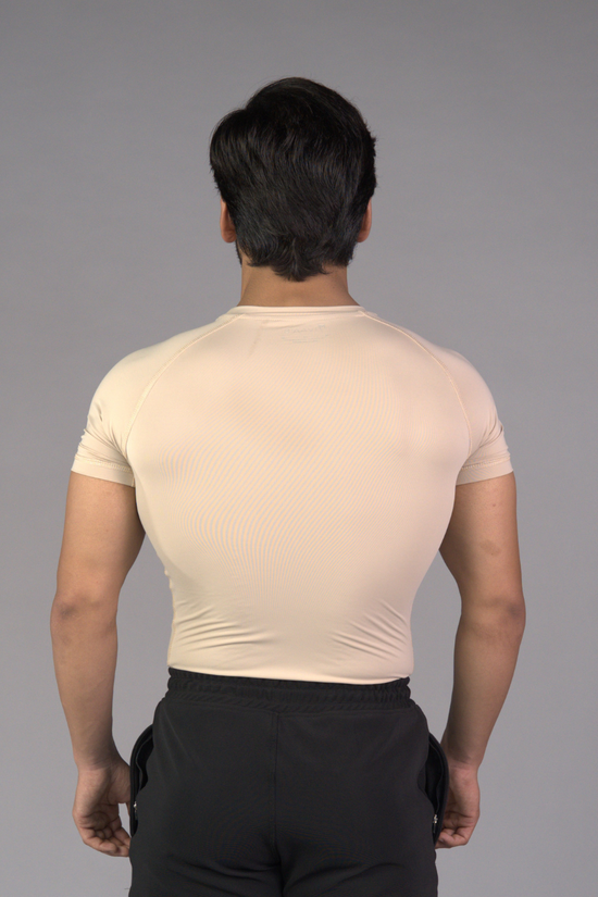 RageCore Compression Tee - Almond