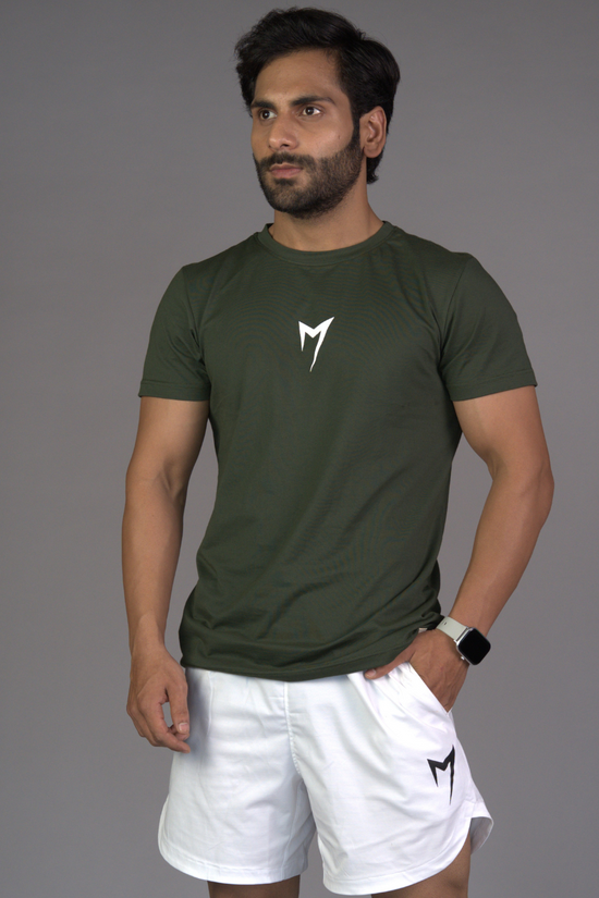 StrideX Running Tee - Olive
