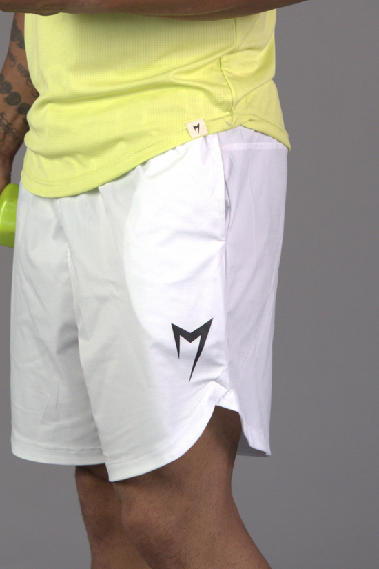 Edge Regular fit Shorts - White
