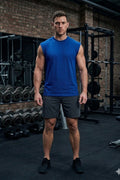 Men’s Royal Blue Cotton Tank Top