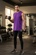Men’s Purple Cotton Tank Top