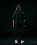 Women’s Combination Crop Top – Black