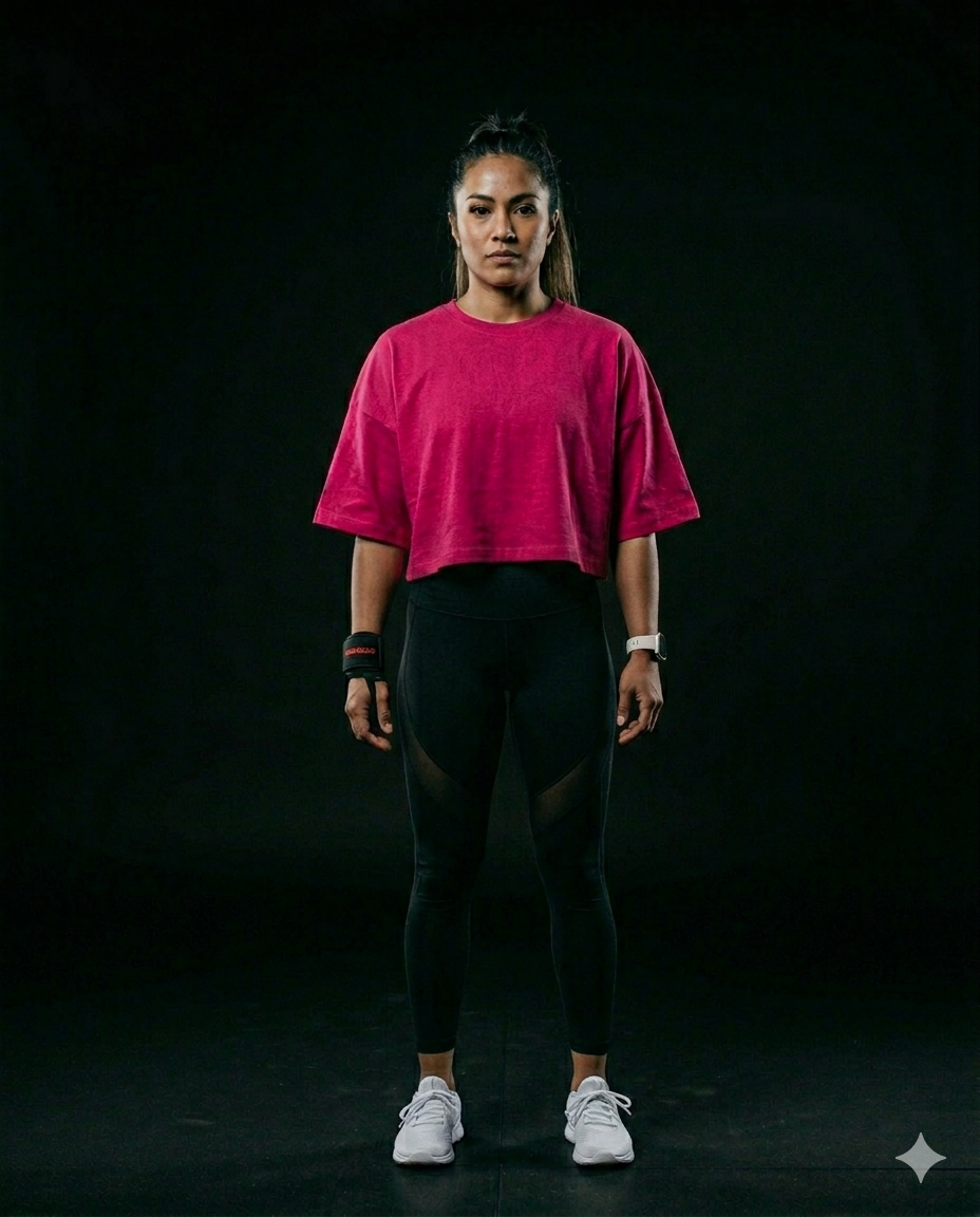 Women’s Combination Crop Top – fushiapink