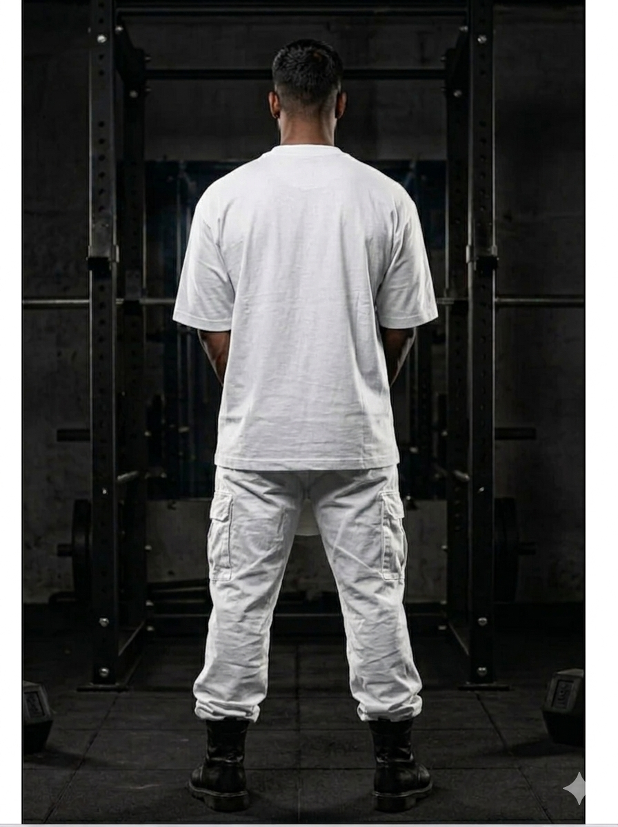 Men’s Oversized T-Shirt – White